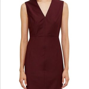NWT Ted Baker Edge to Edge Suit Dress Oxblood